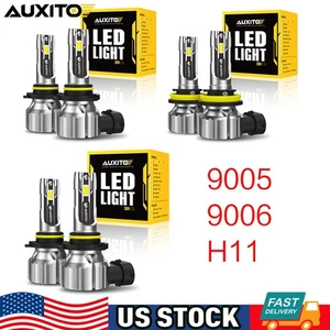 9005 9006 H11 LED Headlights High Low Beam Foglight Bulbs 240000LM Super Bright - Picture 1 of 16