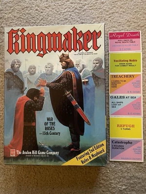Kingmaker - War Of The Roses Board Game 2nd Edition + RARE VARIANTS! - Image 1 of 4
