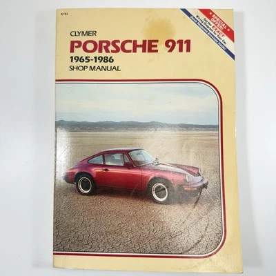 CLYMER PORSCHE 1965-1986 911-912 manual de taller reparación Foto 1 de 4