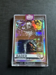 2025 Topps Archives Signature Series Harrison Bader Auto Negative Refractor 1/1 - Picture 1 of 4