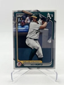 2024 BOWMAN DRAFT NICK KURTZ RC ATHLETICS 1ST - Picture 1 of 1