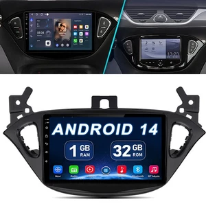 Per Opel Corsa E 2015-2019 Adam Android 14 Autoradio GPS 32GB CarPlay Bluetooth - Foto 1 di 13