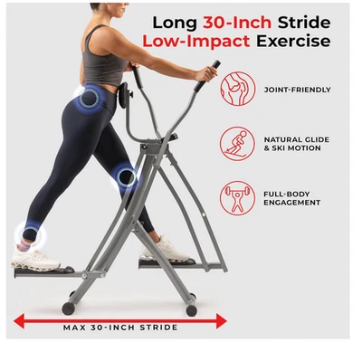 SUNNY HEALTH COMPACT FULL BODY TRAINER ELLIPTICAL SUNNYFIT APP SF-E902 WARRANTY - Image 1 of 4