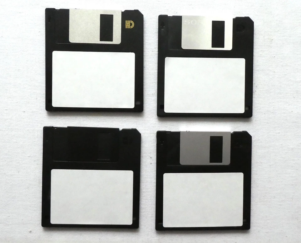 Disketten 3,5" HD Micro Floppy Disk 1,44 MB - 4 Stück - Bild 1 von 1