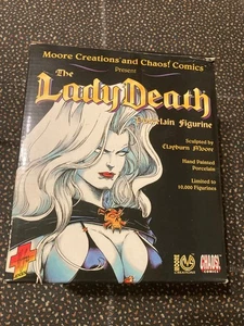 New Lady Death Statue Porcelain Figurine Moore Creations Limited Ed.  1994 #5041 - Picture 1 of 10