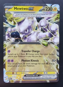 Mewtwo ex 058/182 - Pokemon TCG SV04: Paradox Rift Double Rare Holo - NM - Picture 1 of 2