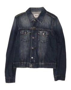 GAS Womens Denim Jacket UK 14 Medium Navy Blue Cotton BB09 - Picture 1 of 3