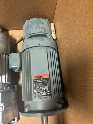 NEW NO BOX Reliance Electric Motor P18A7203N 3hp 1725rpm IP44 Brake Motor - Image 1 of 3