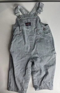 Mono vaquero a rayas vintage azul marino antiguo bebé talla 12-18 meses Y2K - Imagen 1 de 7