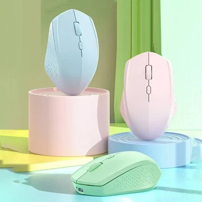 Silent Laptop Wireless Mouse Ergonomic 2.4G Bluetooth Cordless Mouse  Tablet - Image 1 of 4