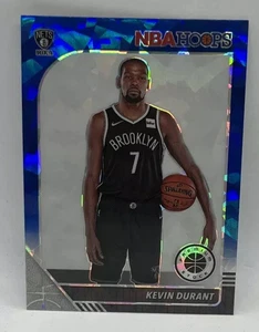 2019-20 NBA Hoops Premium Stock Blue Cracked Ice Prizm KEVIN DURANT Nets #61 - Picture 1 of 3