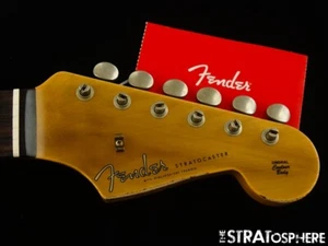 Fender USA Custom Shop 62 Strat Relic NECK & TUNERS, Stratocaster Rosewood - Picture 1 of 8