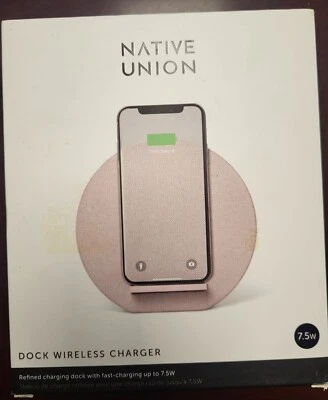 🔥Native Union Dock Wireless Charger Stand 7.5W Compatible w/iPhone 11/Pro/Max🔥 - Image 1 of 4