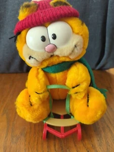 VTG Dakin PlayThings Garfield Cat Takes the Mountain Plush Stuffed Animal Toy - Picture 1 of 12
