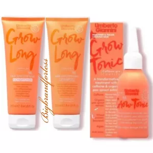 Umberto Giannini Grow Long Lengthening Shampoo & Conditioner & Tonic - Picture 1 of 3