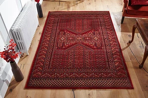 QUALITY RUST RED Traditional Afghan Tribal Nomadic Rug Runner 100% Wool 35% OFF - Picture 1 of 5