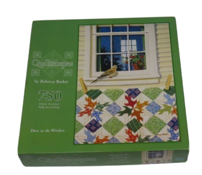 Puzzle Paisajes de edredones 750 piezas Paloma en la ventana Rebecca Barker 1999 Foto 1 de 2