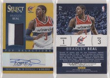 2013-14 Panini Select Top Selections Jersey Gold Prizm /10 Bradley Beal #26 Auto