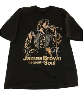 Retro Design Legend Of Soul James Brown Shirt Classic Black Unisex S-4XL  1H0014 - Picture 1 of 3