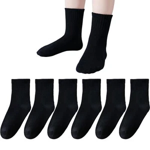 Kids Seamless Socks Boys Girls Cotton Athletic Socks 8-11 Years School Ankle ... - Picture 1 of 7