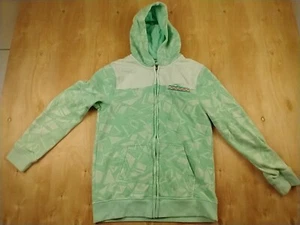 Cat & Jack Girl Hooded Green Sweatshirt Size Large 12-14 - Picture 1 of 4