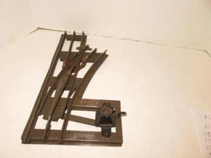 LIONEL STANDARD GAUGE MANUAL RIGHT HAND SWITCH TRACK- FAIR- B1 - Picture 1 of 2