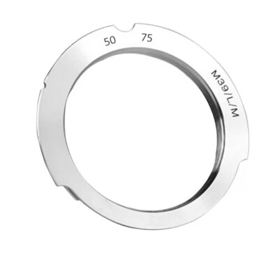 FITTINGS4YOU L39-M (50-75) Objektivadapter Leica L39 Objektiv an Leica M L/M Kamera LC8032