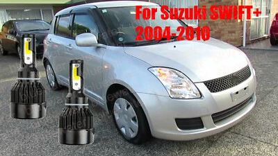 LED For SWIFT+ 2004-2010 Headlight Kit H4/9003 6000K White CREE Bulbs HI/Lo Beam - Image 1 of 4