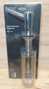 Dispensador de jabón y loción de cocina KRAUS en cromo KSD-41CH estilo moderno - Imagen 1 de 3