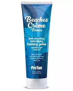 Pro Tan Beaches And Creme BREEZE Dark Tanning Intensifying Gelee Sunbed Lotion - Picture 1 of 3