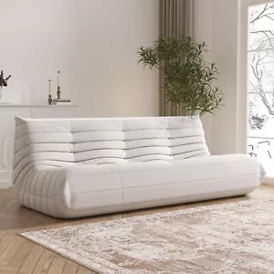 Three-Seat Sofa Lazy Sofa Tatami Bed Sofa Bed Recamier Caterpillar Chaise Lounge - Picture 1 of 15