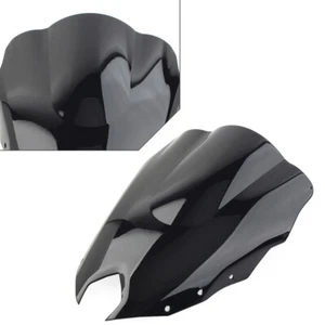 For YAMAHA FZ-6R 2009-2015 Front Windscreen Windshield Wind Screen ABS Black AU - Picture 1 of 7