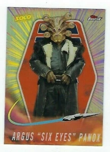 2018 TOPPS FINEST STAR WARS SOLO SO-2 ARGUS "SIX EYES" PANOX - Picture 1 of 1