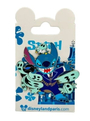 2022 DLP Stitch Haunted Mansion Ghosts Pin Disneyland Paris оригинальная новая с ценниками Disney - Изображение 1 из 3