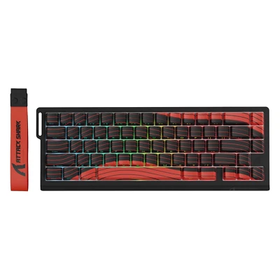 ATTACK SHARK X68 PRO HE Wireless Rapid Trigger Gaming Keyboard 8K Polling Rate - Image 1 of 4