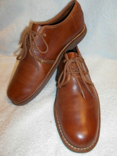 Oxford Timberland da uomo eccellenti in pelle marrone con solette rimovibili 7M