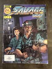 SAVAGE TALES #3 FN (Marvel 1986) Painted War Cover (Severin Trimpe Ayers Dixon)