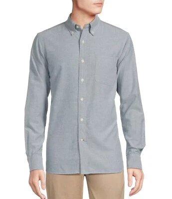 NEW Size S  Mens Cremieux Long Sleeve Button Down Cotton Oxford Shirt Blue - Image 1 of 4