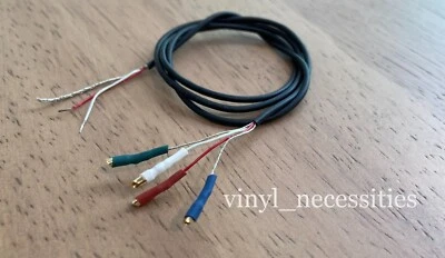 Tonearm Wire Set AWG 32# 2channels Shielded wire 1.2 terminal 500mm/19.68inches