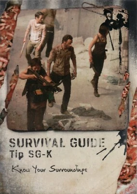 The Walking Dead Survival, Survival Guide Maggots Parallel Card SG-K #3/10 - Image 1 of 2