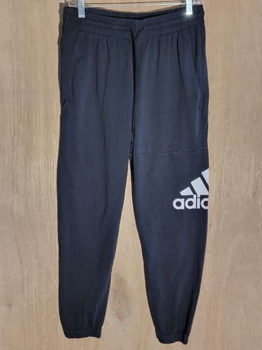 Adidas jogger activewear pantalone donna M coulisse conica logo elasticizzato nero