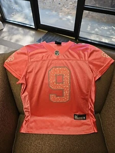 Reebok Women's Team Apparel Large Drew Brees Jersey Pink - Picture 1 of 3