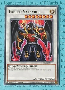 Fabled Valkyrus HAC1-EN144 Yu-Gi-Oh Tarjeta 1a Edición Nueva - Imagen 1 de 3