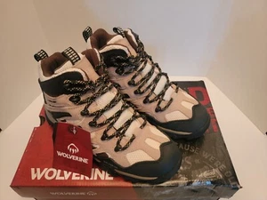 New Wolverine Women's Wilderness Waterproof Hiking Boots Taupe Size 8 - Picture 1 of 8