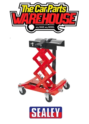 Sealey TJ150E 150Kg Gearbox Scissor Mechanism Type Floor Transmission Jack - Image 1 of 4