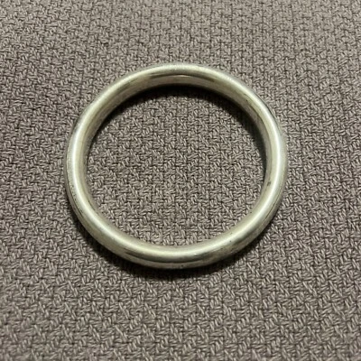 Brazalete Brazalete Circular Plata 800 Hecho en Italia Diseñador Vintage Pesado Firmado Foto 1 de 4