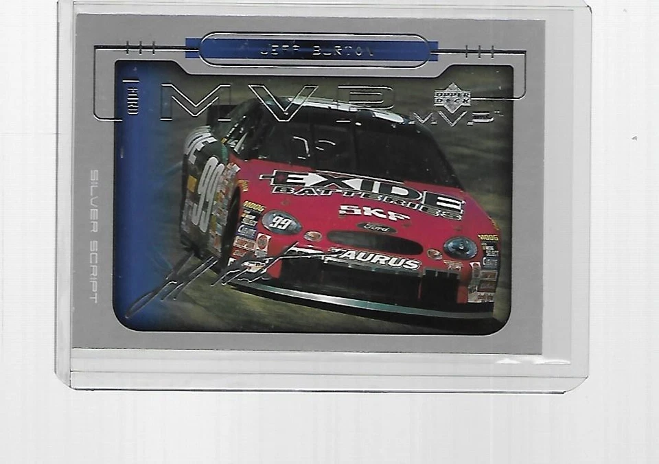 2000 UPPER DECK MVP RACING SILVER SCRIPT JEFF BURTON #64 - Image 1 of 1