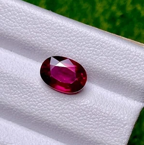 2.37ct Unique Hi End Color 100% Natural Rhodolite Garnet Loose Gemstone - Picture 1 of 3