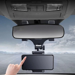 Tachograph Bracket Car Rearview Mirror Phone Holder Dashboard Mount - Photo 1 sur 12