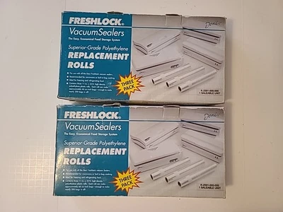 Новые сменные рулоны вакуумных герметиков Freshlock Deni упаковка 3 шт. 2 коробки - Изображение 1 из 4